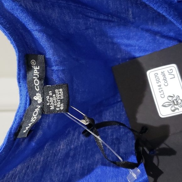 Mason Coupe Sleeveless blouse, L, Cobalt - Picture 2 of 3